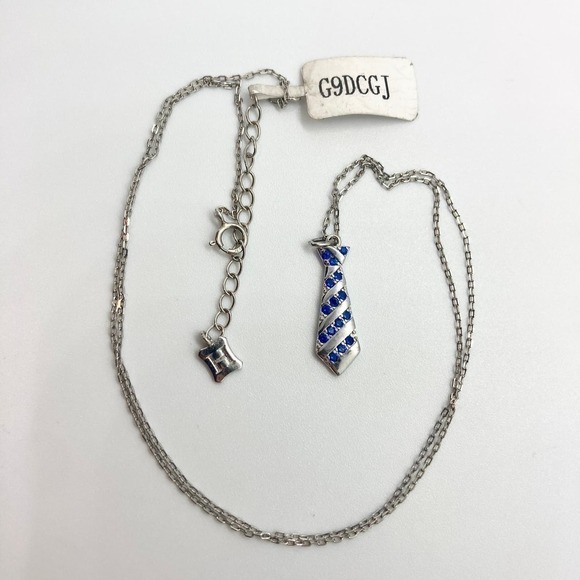 925 Harry Potter Ravenclaw Necktie Necklace - Picture 8 of 10